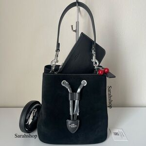 ✅Coach Rowan Bucket Bag With Cherry Charm